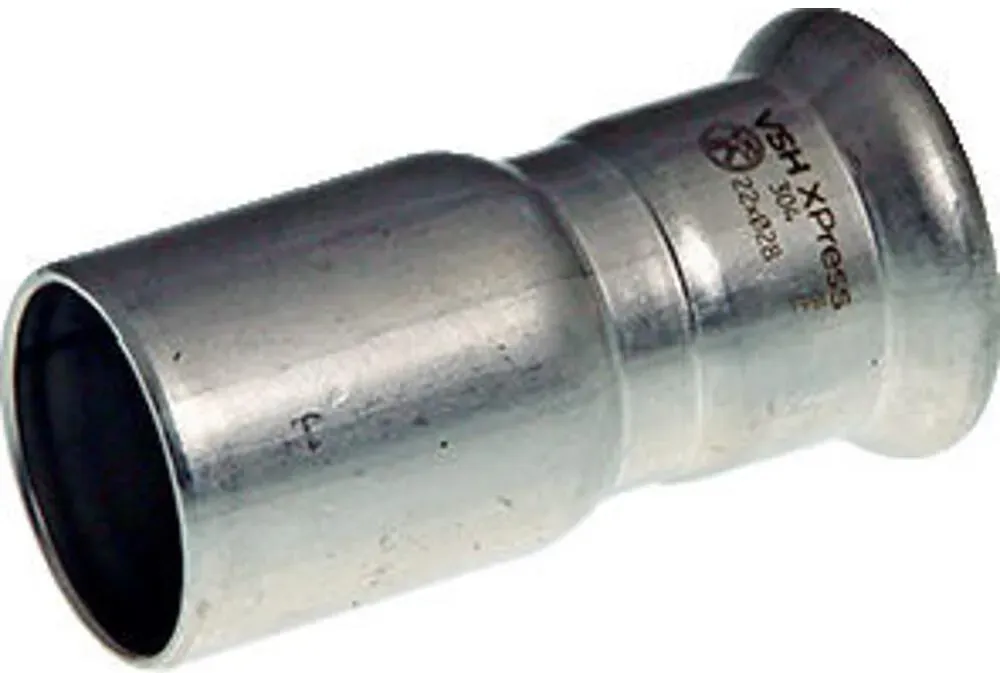 Logafix Edelstahl V2A Reduziernippel d88,9x54 A/I M-Kontur