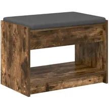 vidaXL Sitzbank Flurbank Geräucherte Eiche 63 x 38 x 45 cm
