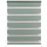 Lichtblick Duo Rollo / Doppelrollo Klemmfix 45 x 150 cm verspannt salbei