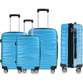 DMS BK-3002 Koffer-Set 3-tlg. blau