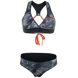 ION Bikini Damen Schwarz/Flowers M
