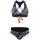 ION Bikini Damen Schwarz/Flowers M