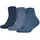 Puma Socken 3er Pack Bequem sitzend-Plain Quarter 3P, blau 39-42
