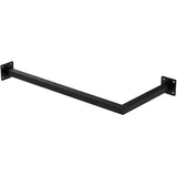 ML-Design Kleiderstange Schwarz, Metall, 30x6.5x62 cm, Garderobe, Garderobenzubehör