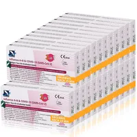 3-in-1 Test Atemviren-Influenza A+B & COVID-19 (SARS-CoV-2) Antigen Test Kit) - Schnelltest für Zuhause - Zertifizierte Premiumqualität - einfach, schnell, präzise (30)