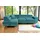sofiland Ecksofa Aller L-form mit Schlaffunktion und Bettkasten in (Jasmine 85), Links Ottomane