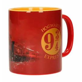SD Toys Hogwarts Logos Tasse 0,3 l Rot 4 St.