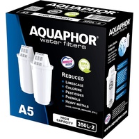 AQUAPHOR A5 Pack 2 Wasserfilterkartusche Mit AQUALEN Technologie weiß, 350 l