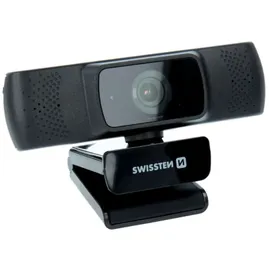 Swissten Webcam Full HD 1080p Schwarz