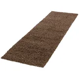 Ayyildiz Teppiche Life Shaggy 1500 Hochflorteppich 100 x 200 cm braun