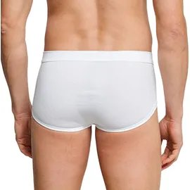 SCHIESSER Slip unifarben weiß L 4er Pack