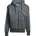 Essentials 3-Streifen Kapuzensweatjacke Grau/Schwarz L
