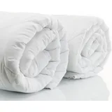 Etérea Basic Sommer Bettdecke Emily 135 x 200 cm - Nachhaltig & 100 - Waschbar 95 Grad & Kochfest - Super Weiche anschmiegs... - Weiß