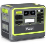 FOSSiBOT Tragbare Powerstation F2400, Solargenerator 2048Wh LiFePO4 Batterie-Backup mit 2400W 3X AC Ausgängen (4800W Peak) 230V, Power Station für Outdoor-Camping, Wohnmobil-Reisen, Hausgebrauch