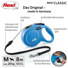 flexi New Classic M 8 m blue
