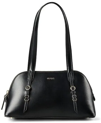 Hugo Syndra Schultertasche 28 cm  schwarz