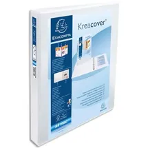 Exacompta Kreacover DIN A4 30 mm Weiß
