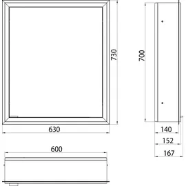 EMCO prime 60 cm schwarz