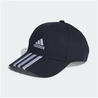 Adidas Baseball 3-Streifen Cotton Twill Baseball Kappe blau -
