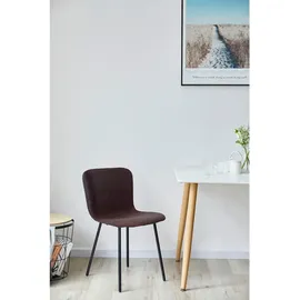 SalesFever Stuhl 4er-Set dunkelgrau