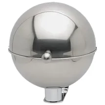Proregal Klassischer Kugelascher mit Kippensieb Wandbefestigung HxBxT 97 x 26 x 26 cm Edelstahl