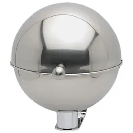 Proregal Klassischer Kugelascher mit Kippensieb Wandbefestigung HxBxT 97 x 26 x 26 cm Edelstahl