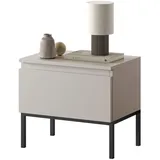 Selsey Nachttisch Bemmi 49 x 43 x 32 cm Beige/Schwarz