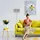 Relaxdays Stehlampe Organza Kristall 151,5 cm grau/silber