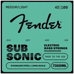 Fender SubSonicTM 7350 Stainless Roundwound Bass Strings 045-100 - Saiten E-Bass