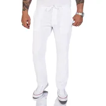 Rock Creek Stoffhose Leinen Hose Regular Fit