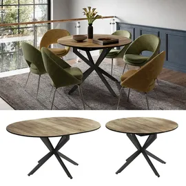 Vicco Esstisch Loyd, 120 x 76.5 cm ausziehbar