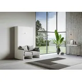 Itamoby Klappbett 140 vertikal Kentaro Sofa Esche weiß - ALESSIA 20