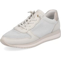 Remonte Damen Sneaker D0H08, Frauen Schnürschuhe,lose Einlage,Schnuerschuhe,Schnuerer,straßenschuhe,Strassenschuhe,Shoes,Weiss Kombi,37 EU / 4 UK - 37 EU