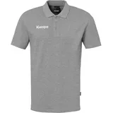 Kempa Classic Polo Shirt dark grau melange 164