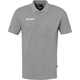 Kempa Classic Polo Shirt dark grau melange 164
