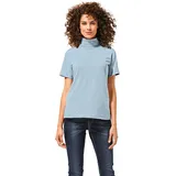 Heine Rollkragen-Shirt Kurzarm Blau 34