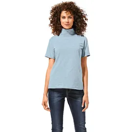 Heine Rollkragen-Shirt Kurzarm Blau 34