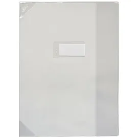 Oxford ELBA Heftschoner STRONG LINE, DIN A4, aus PVC, transparent farblos, mit breiter Klappe, 210 x 297 mm