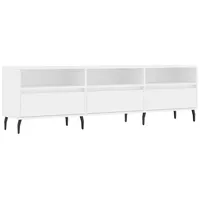 Furnicato TV-Schrank Weiß 150x30x44,5 cm Holzwerkstoff