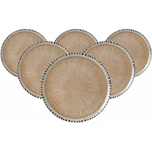 Ritzenhoff & Breker Natura Platzteller 32 cm Weiß 6er Set