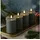 Deluxe Homeart 4er Set LED Kerzen MIA Echtwachs Deluxe 7,5x10cm mit Batterien Fernb. In grau
