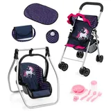 bayer Design Buggy Set, Einhorn