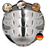 TronicXL Sieb Edelstahl 3 Stück