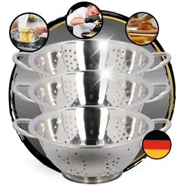 TronicXL Sieb Edelstahl 3 Stück