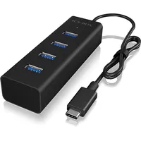 RaidSonic Icy Box IB-Hub1409-C3 USB-Hub, 4x USB-A 3.0, USB-C 3.0 [Stecker] (60256)