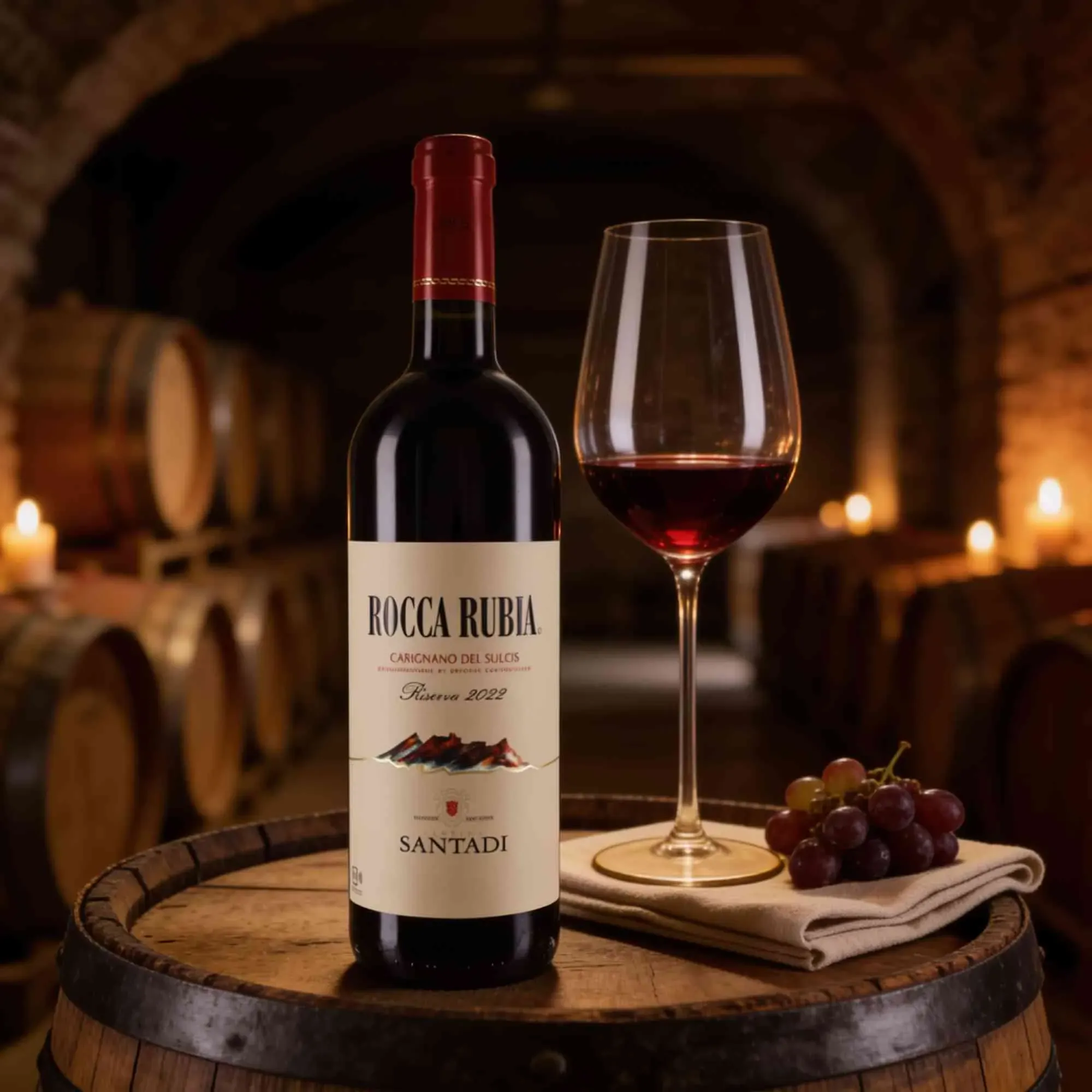 Santadi 2022 Santadi Rocca Rubia Riserva 2022 Carignano Italien