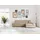 DOMO collection Eckcouch Kunstleder 3-Sitzer Braun