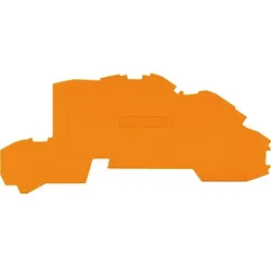 Abschluss- und Zwischenplatte, 25 Stück, orange - 0,8 mm dick