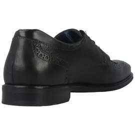 LLOYD Herren Schnürhalbschuhe Marian, Männer Businessschuhe,Derby,lose Einlage,Normalweit,Strassenschuhe,Schnuerung,lace-up,SCHWARZ,47 EU / 12 UK