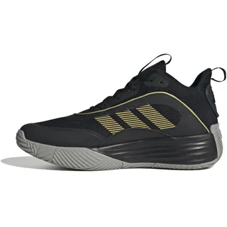 Adidas Herren Own The Game 3 Shoes Basketball-Schuhe, Core Black/Gold Metallic/MGH Solid Grey, 43 1/3 EU